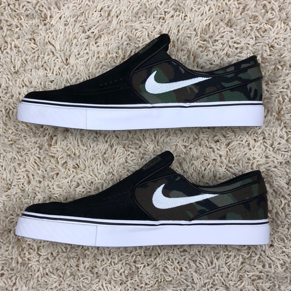 Nike Other - New! Nike SB Zoom Stefan Janoski Slip On Camo 9.5